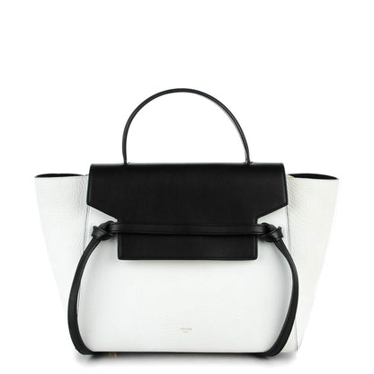 Celine Elephant Calfskin Mini Belt Bag White 1 of 8