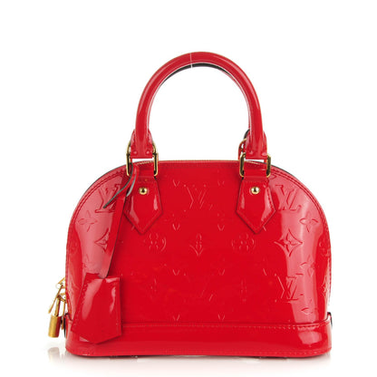 Louis Vuitton Vernis Alma BB Cherry 1 of 8