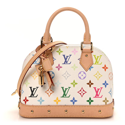 Louis Vuitton LV x TM Monogram Multicolor Alma BB White 1 of 9