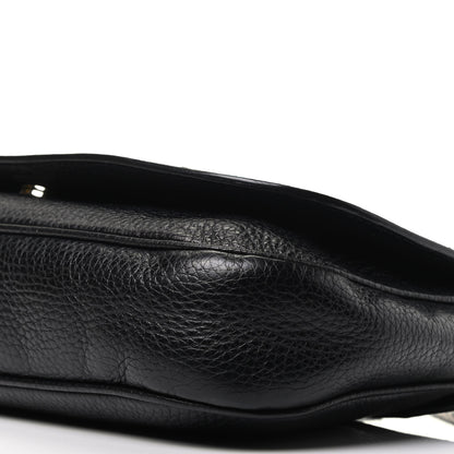 Gucci Pebbled Calfskin Medium Soho Flap Crossbody Black 8 of 8