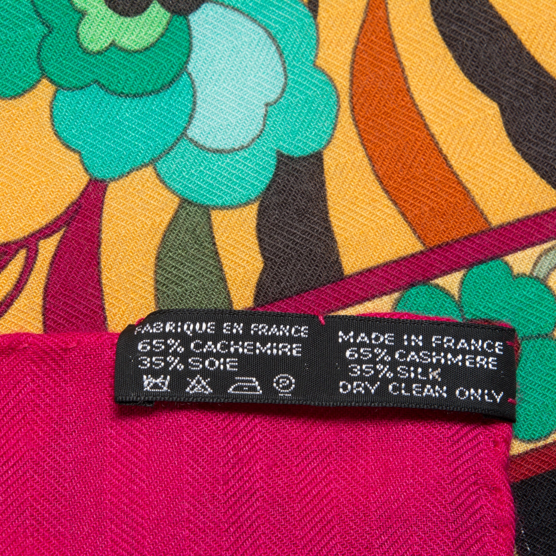 Hermes Cashmere Silk La Femme Aux Semelles de Vent Shawl 140 5 of 6