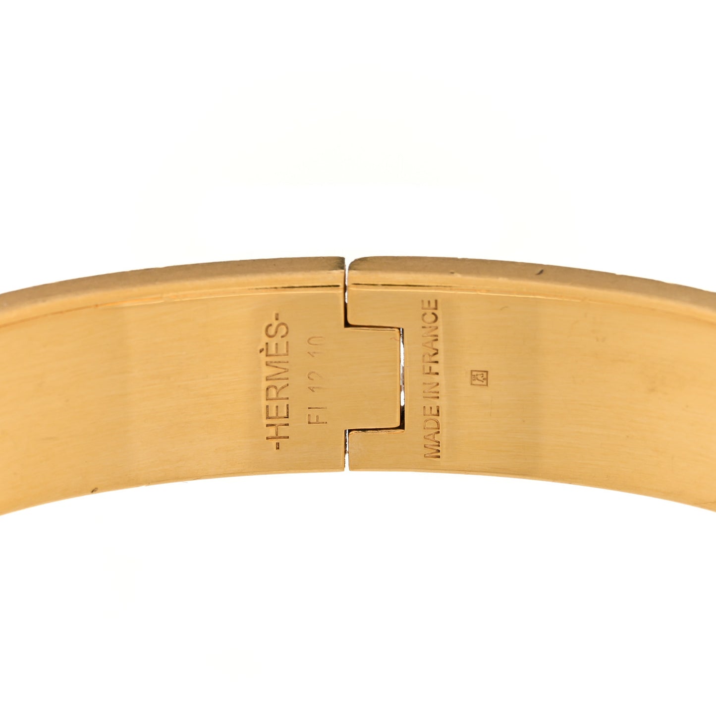 Enamel Narrow Clic Clac H Bracelet PM Black