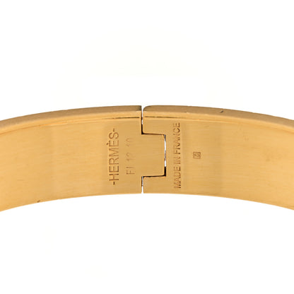 Hermes Enamel Narrow Clic Clac H Bracelet PM Black 3 of 3