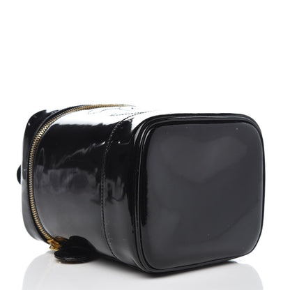 Chanel Patent Vanity Cosmetic Case Black 4 of 11