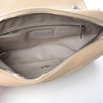 Chanel Caviar Quilted Medium Easy Flap Beige 4 of 9