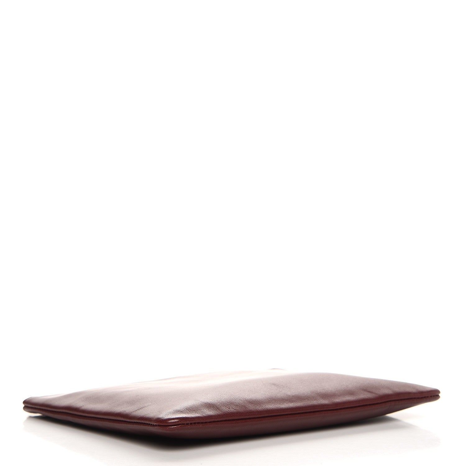 Celine Lambskin iPad Clutch Rust 4 of 12