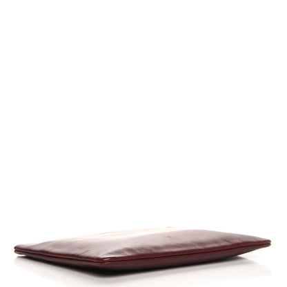 Celine Lambskin iPad Clutch Rust 4 of 12