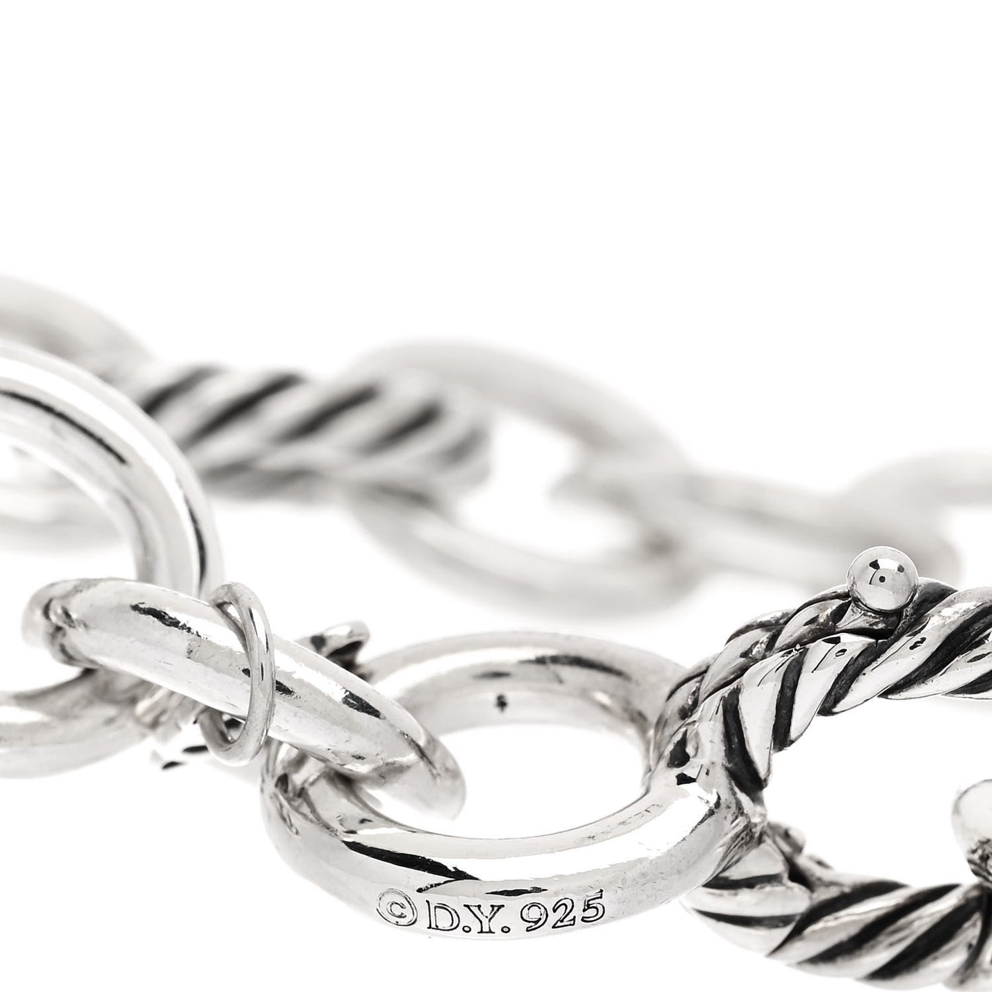 Sterling Silver 12mm Large Oval Link Bracelet