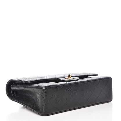 Chanel Caviar Quilted Medium Double Flap Black 4 of 10