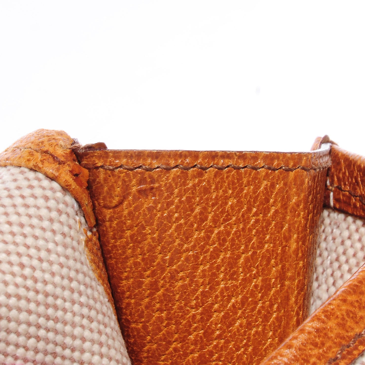 Hermes Peau Porc Toile Jige PM Clutch 6 of 7