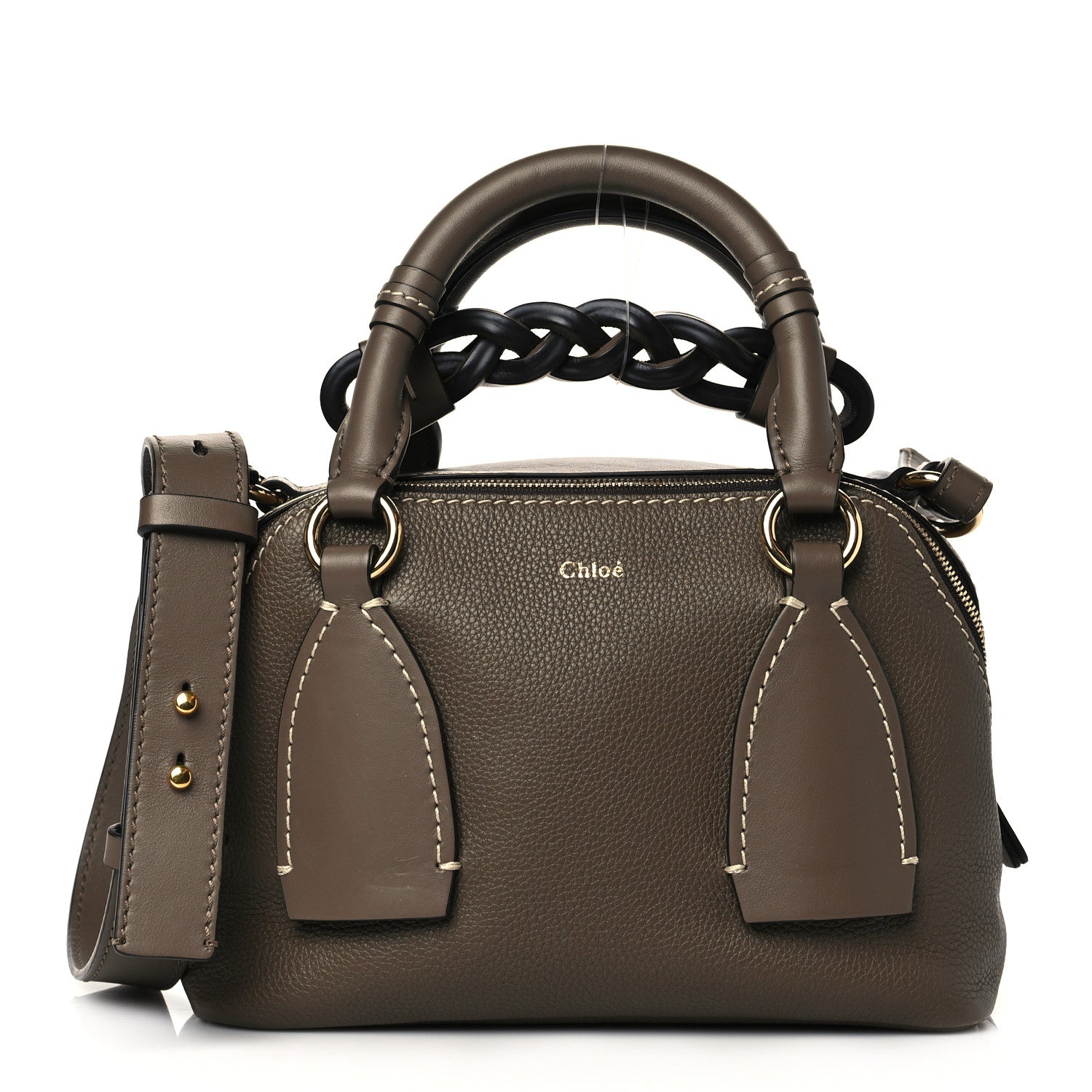 Chloe Calfskin Small Daria Army Green 1 of 21