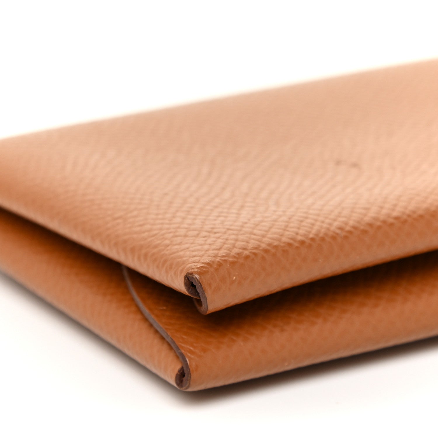 Hermes Epsom Calvi Duo Card Case Gold 6 of 11