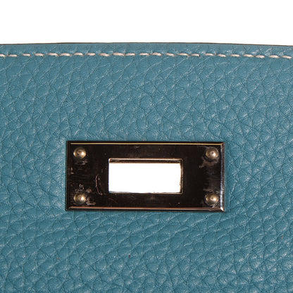 Hermes Togo Kelly Retourne 35 Blue Jean 22 of 25