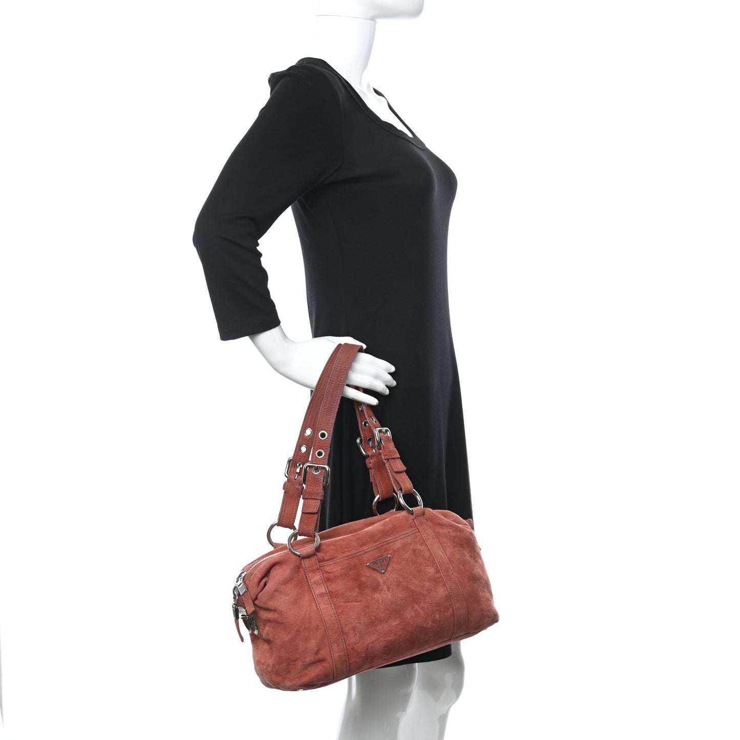Scamosciato Shoulder Bag Antico