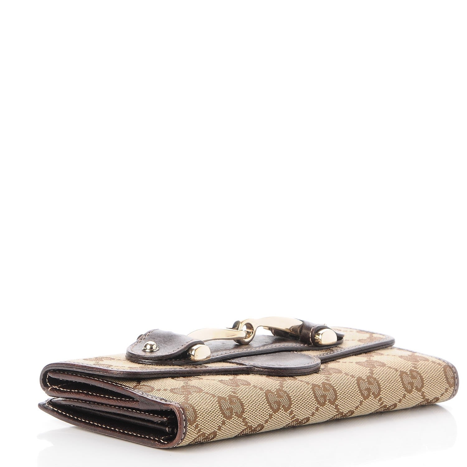 Gucci Monogram Pelham Continental Wallet Brown 4 of 10