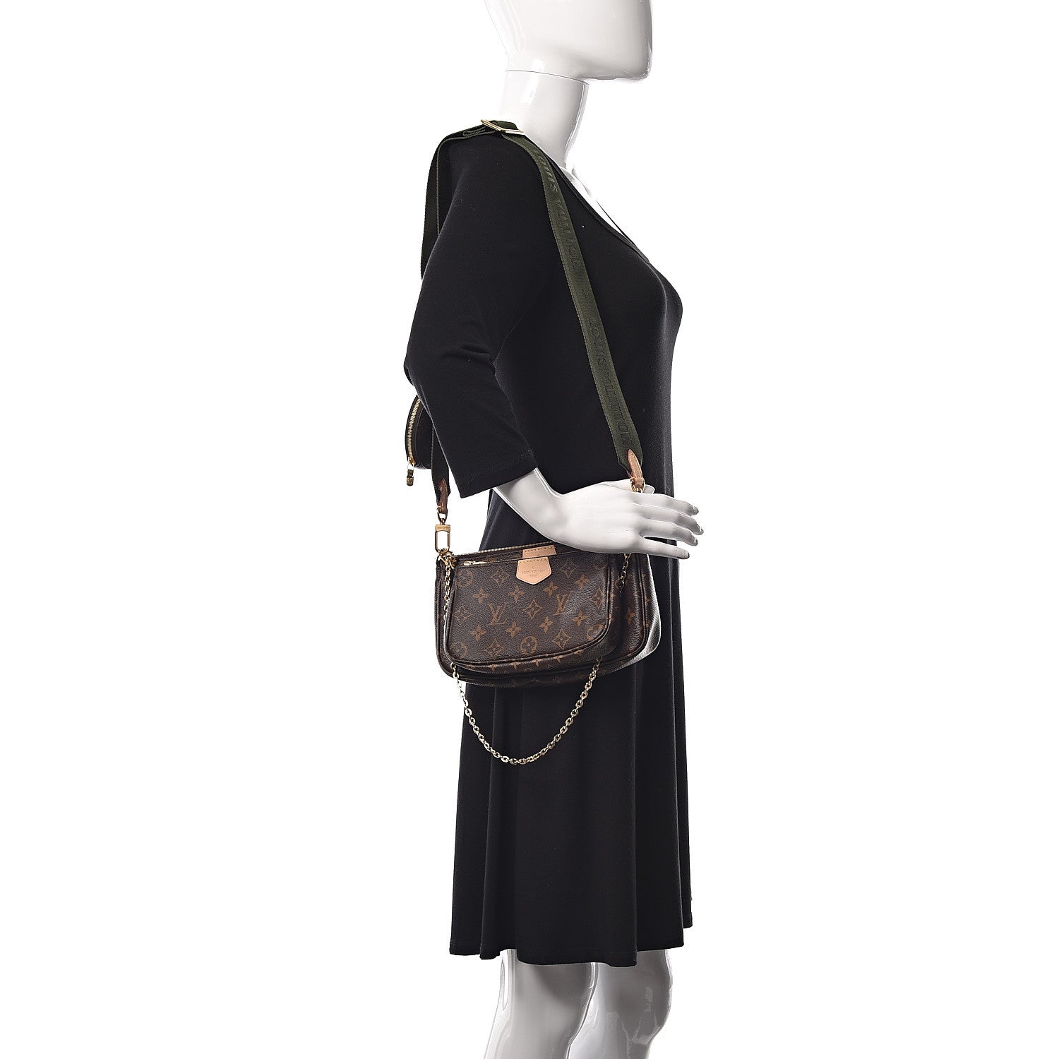Louis Vuitton Monogram Multi Pochette Accessories Kaki 2 of 13