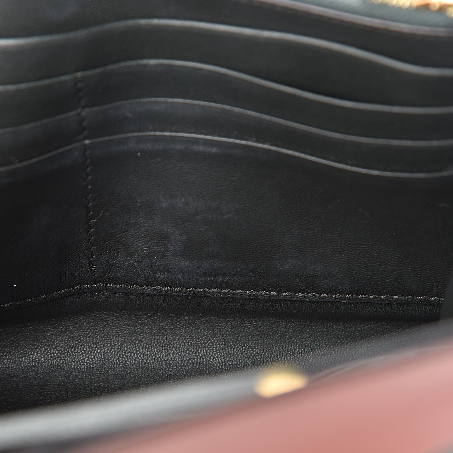 Celine Shiny Calfskin Clutch On A Chain Multicolor 11 of 14