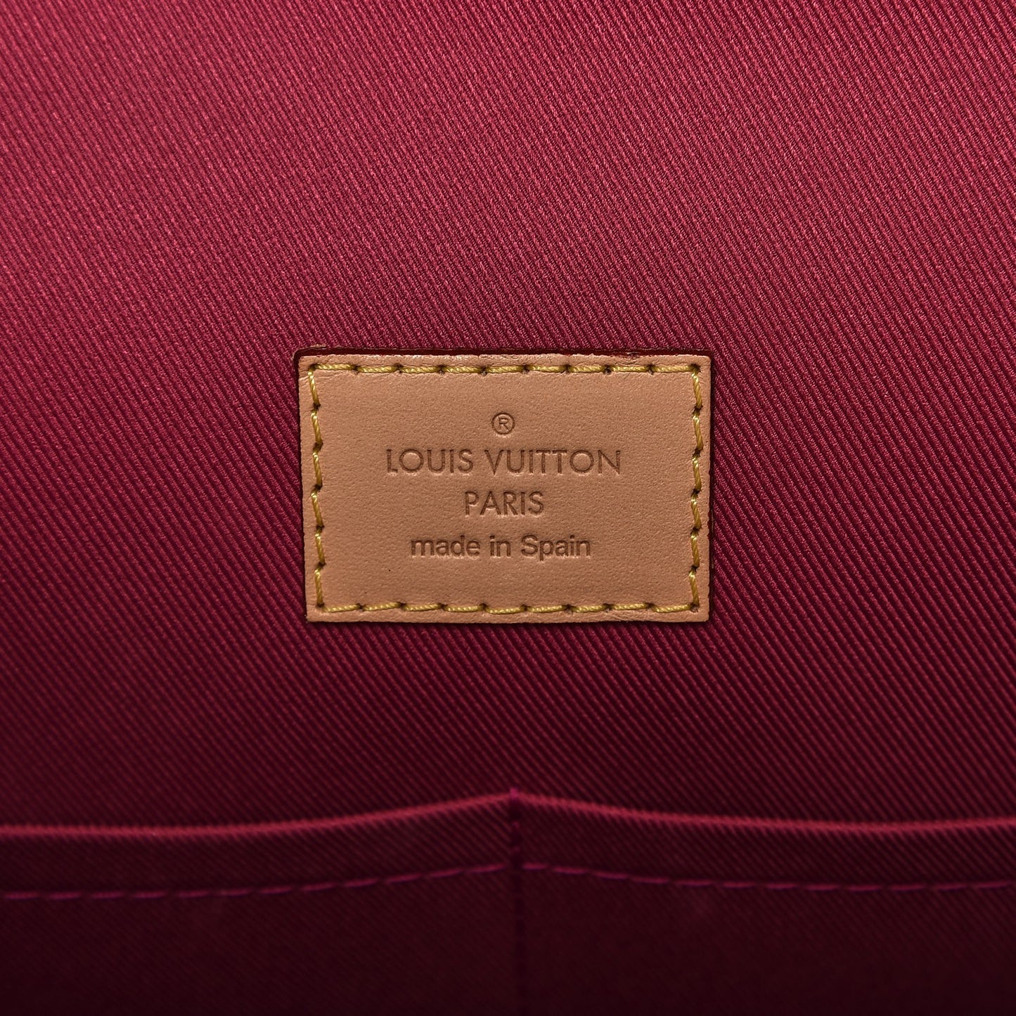 Monogram Cluny BB Bordeaux Fuchsia