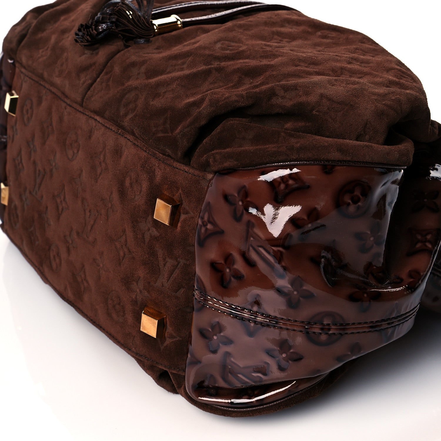 Louis Vuitton Suede Patent Monogram Irene Espresso 10 of 10