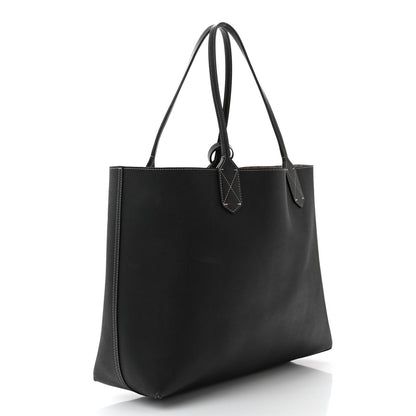 Gucci Calfskin GG Supreme Monogram Medium Reversible Tote Black 5 of 16
