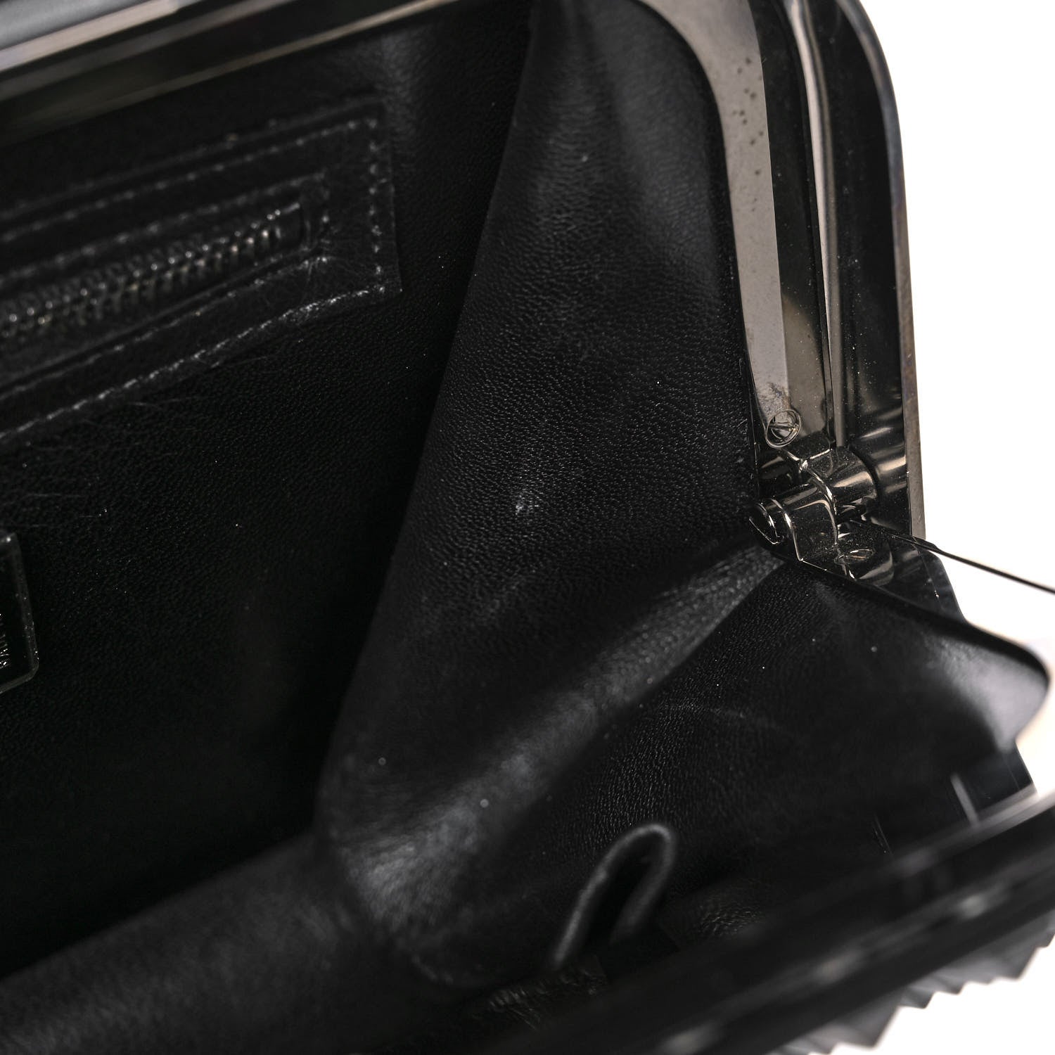 Valentino Garavani Vitello Rockstud All Over Top Handle Bag Black 7 of 13