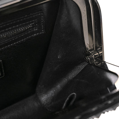 Valentino Garavani Vitello Rockstud All Over Top Handle Bag Black 7 of 13