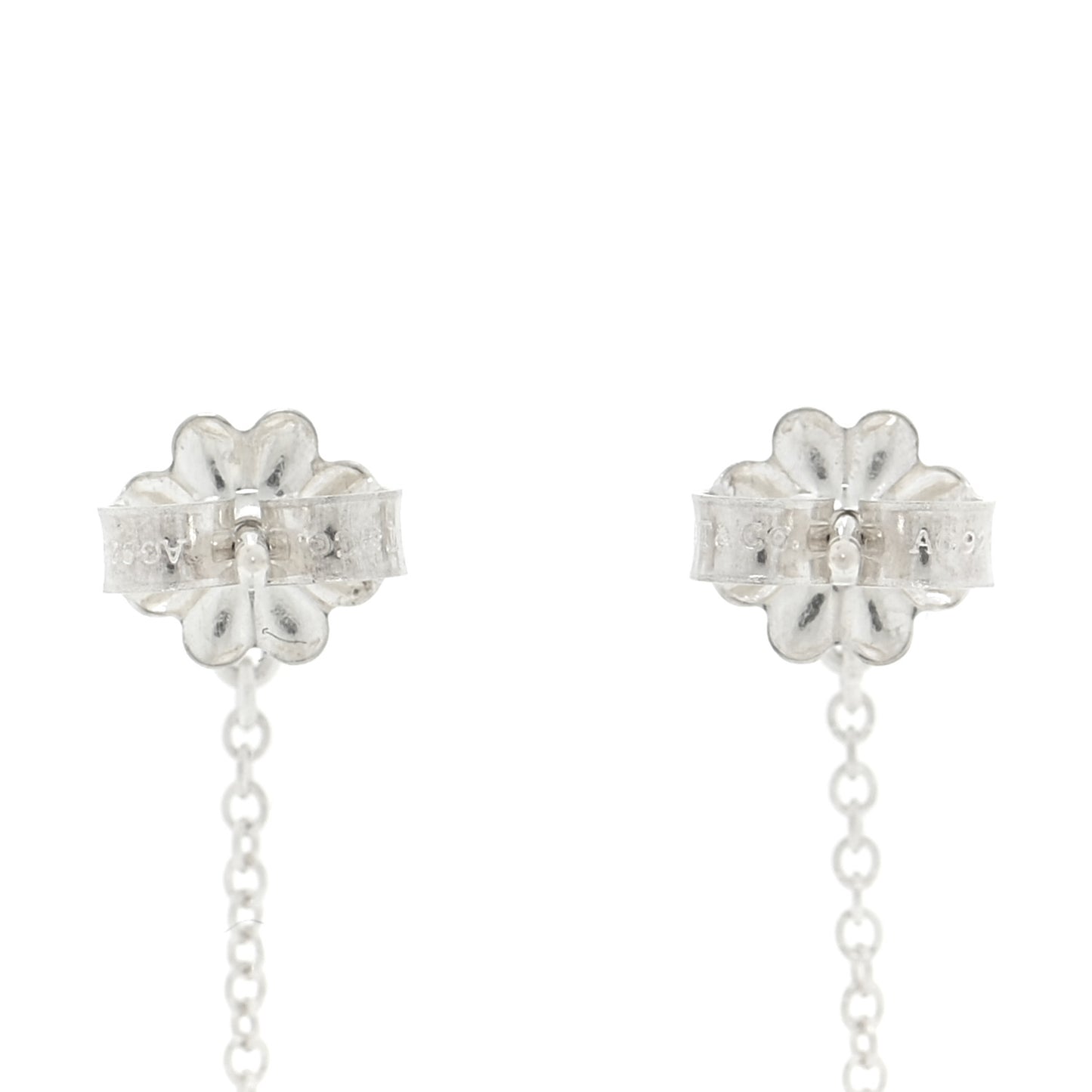 Sterling Silver Pearl Ziegfeld Drop Earrings