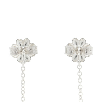 Tiffany Sterling Silver Pearl Ziegfeld Drop Earrings 3 of 5