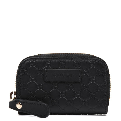 Gucci Microguccissima Zip Around Card Case Black 1 of 10
