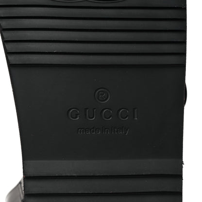 Gucci Rubber Mini Double G Womens Isla Dad Sandals 38 Black 6 of 7