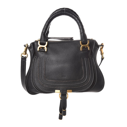 Chloe Calfskin Baby Marcie Satchel Black 1 of 10