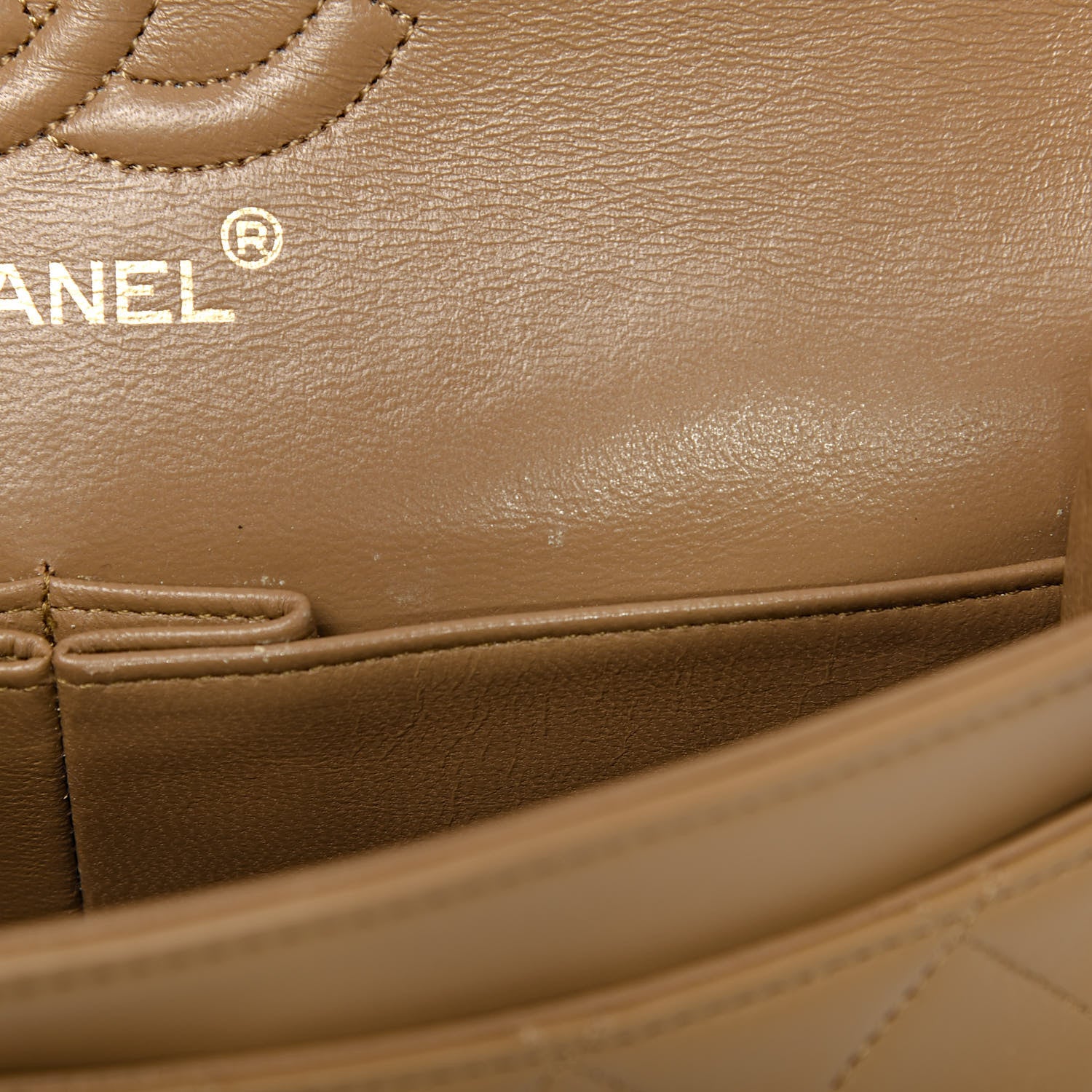 Chanel Lambskin Quilted Small Double Flap Beige 10 of 18