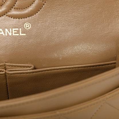 Chanel Lambskin Quilted Small Double Flap Beige 10 of 18