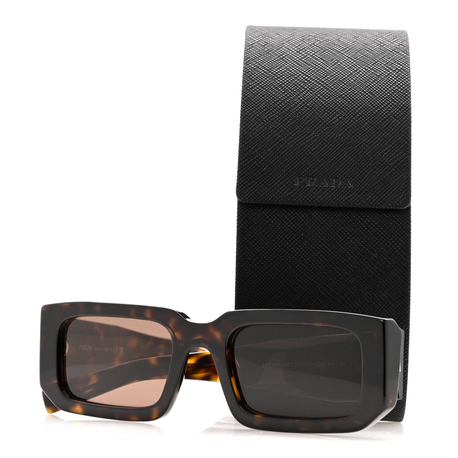 Prada Acetate Symbole Sunglasses SPR 06Y Tortoise 8 of 8