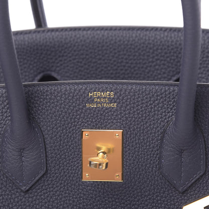 Hermes Togo Birkin 35 Bleu Nuit 6 of 11