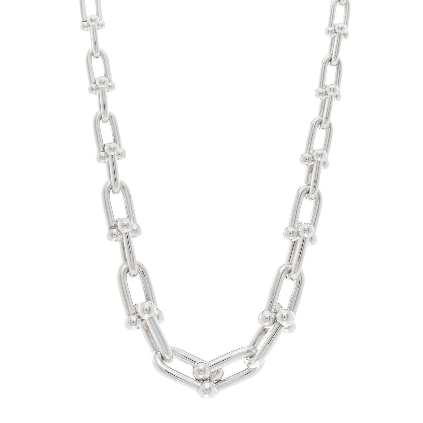 Sterling Silver HardWear Graduated Link Necklace
