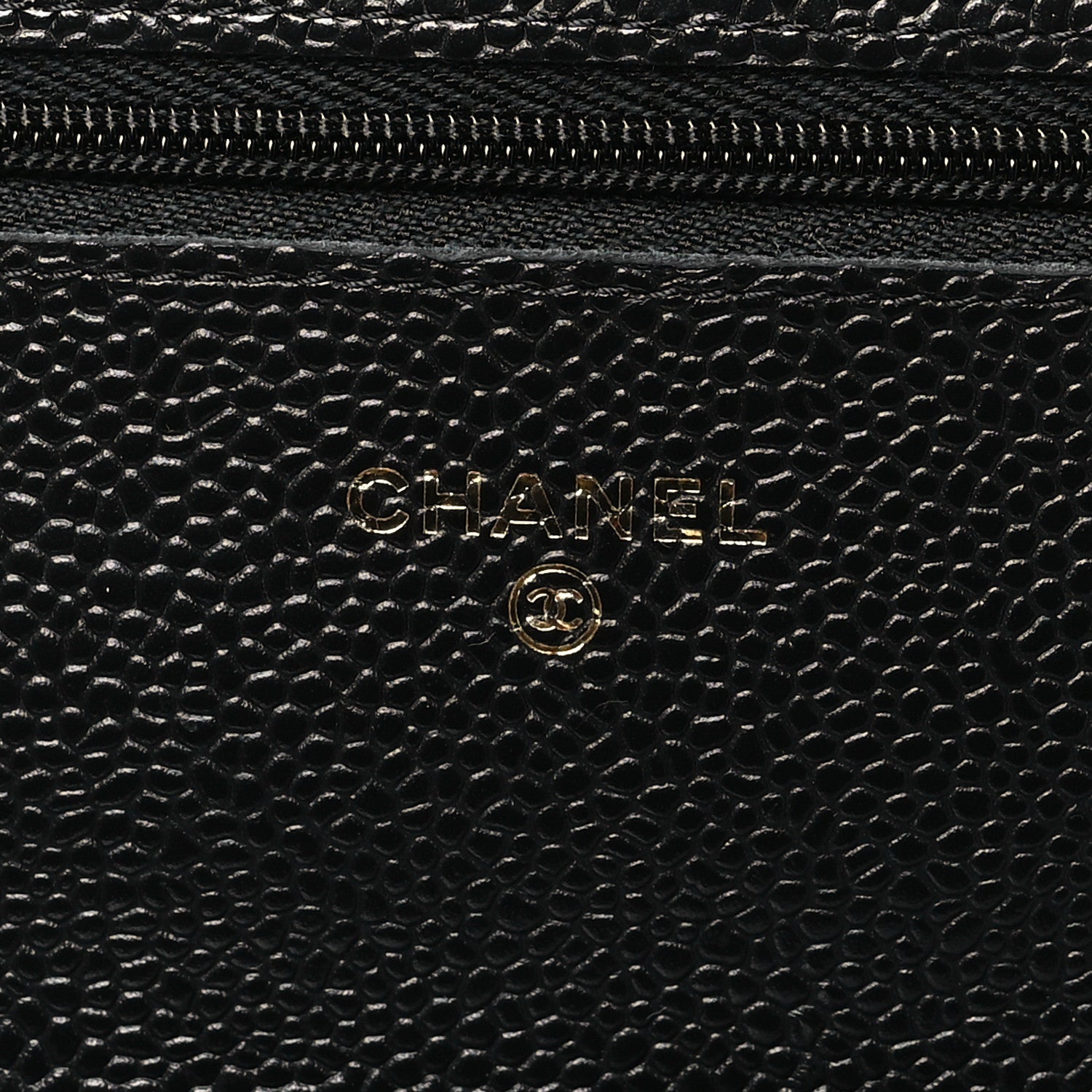 Chanel Caviar Quilted Wallet on Chain WOC Black 6 of 11