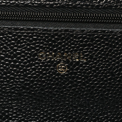 Chanel Caviar Quilted Wallet on Chain WOC Black 6 of 11