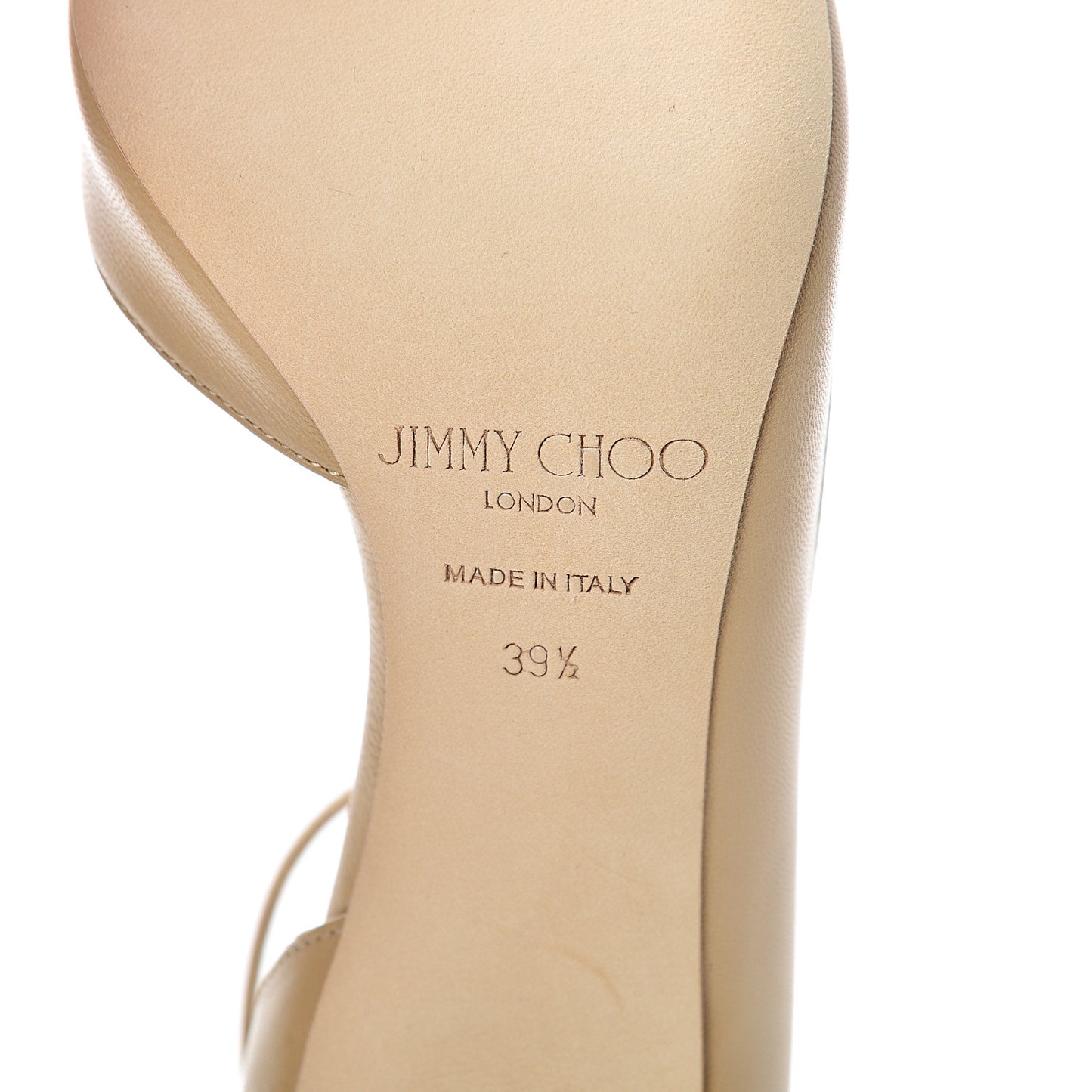 Nappa Lucy 100 Pumps 39.5 Beige
