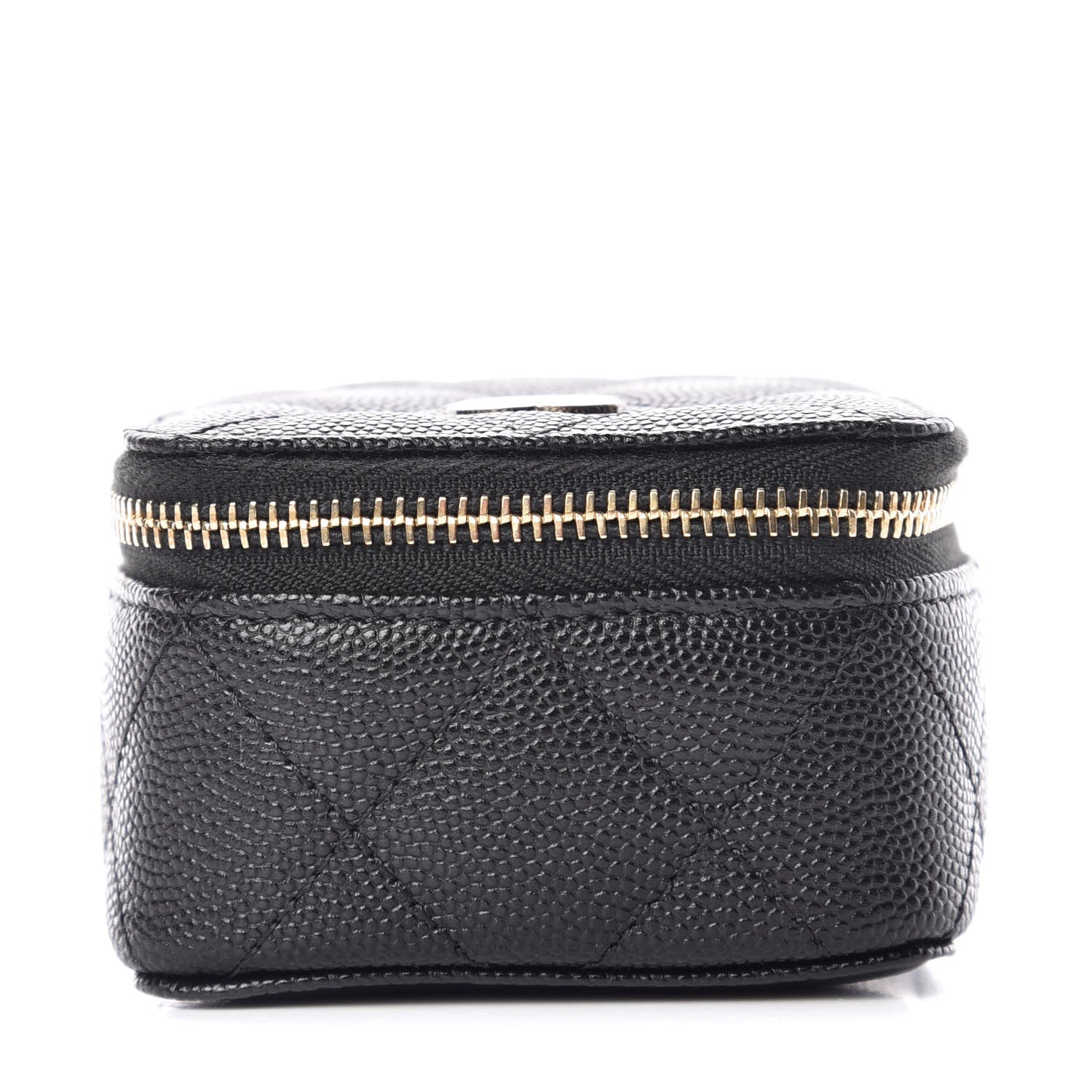 Chanel Caviar Quilted Jewelry Travel Case Black 1 of 9