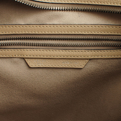 Celine Drummed Calfskin Mini Luggage Dune 7 of 9