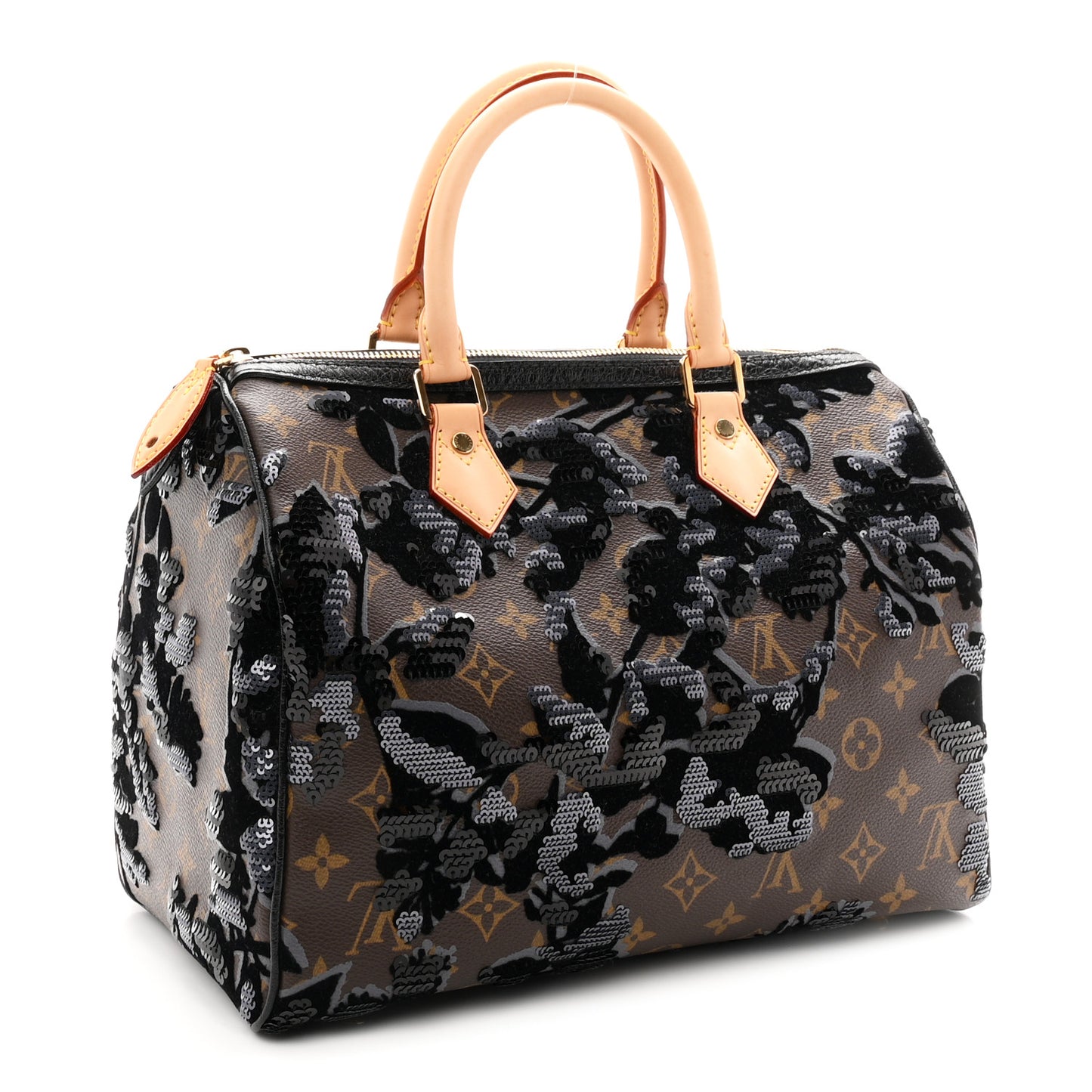 Monogram Fleur De Jais Sequins Speedy 30