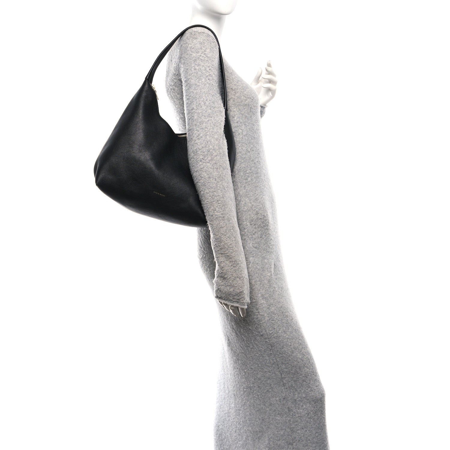 Mansur Gavriel Calfskin Candy Hobo Black Black 2 of 9