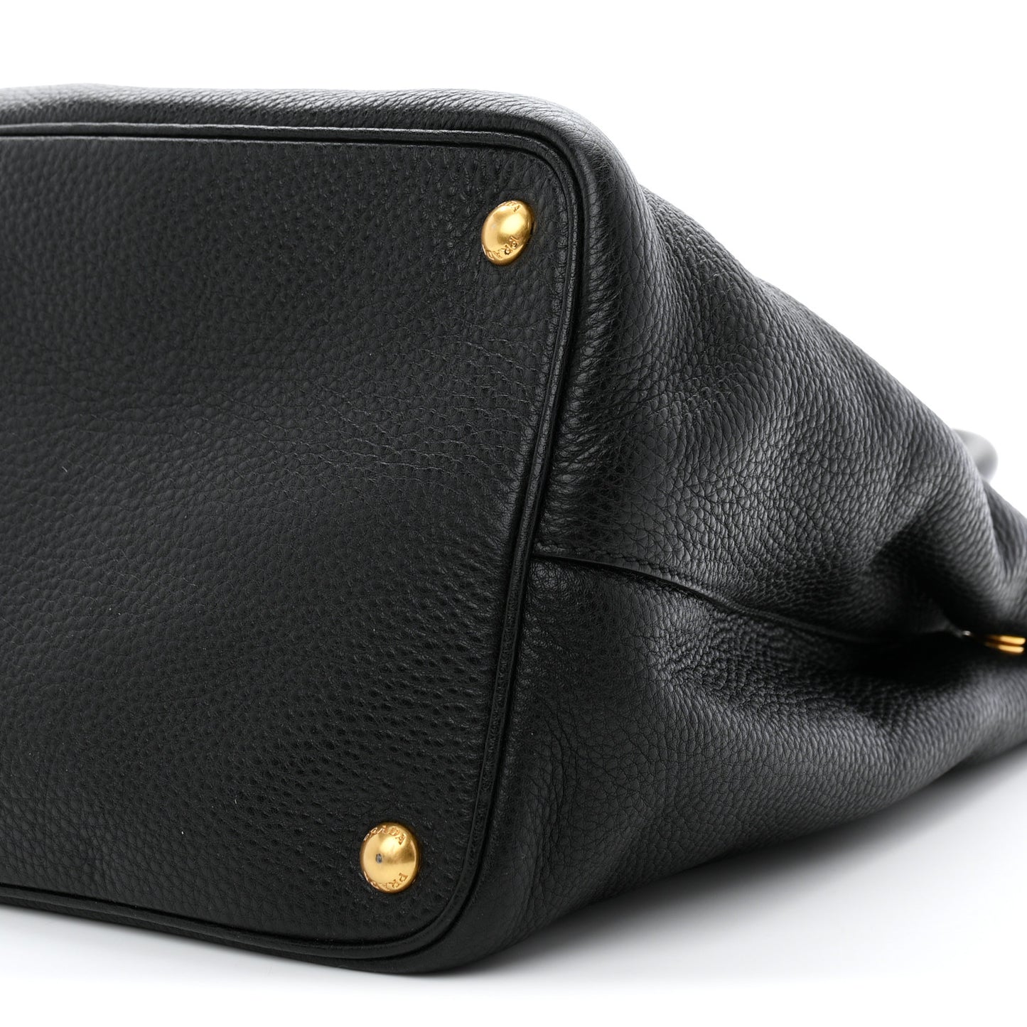 Vitello Daino Tote Black