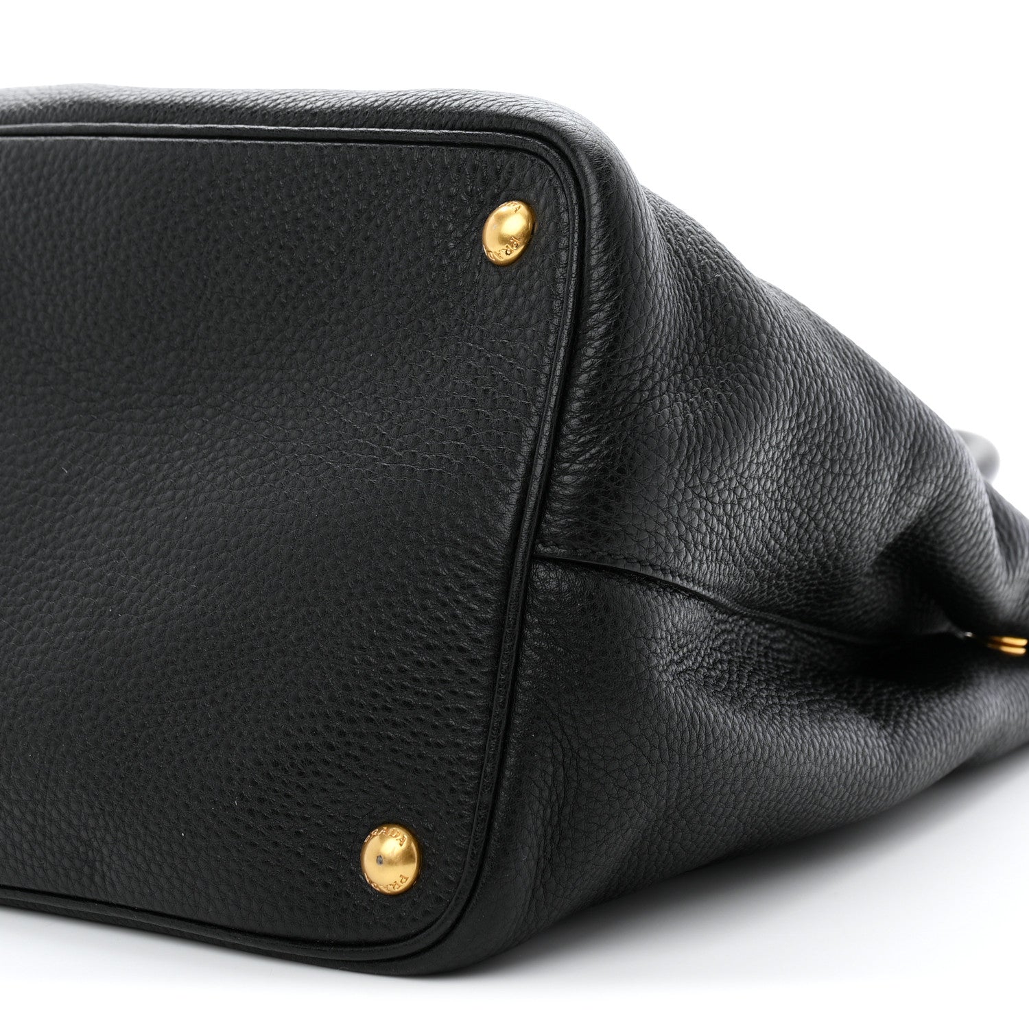 Prada Vitello Daino Tote Black 11 of 11