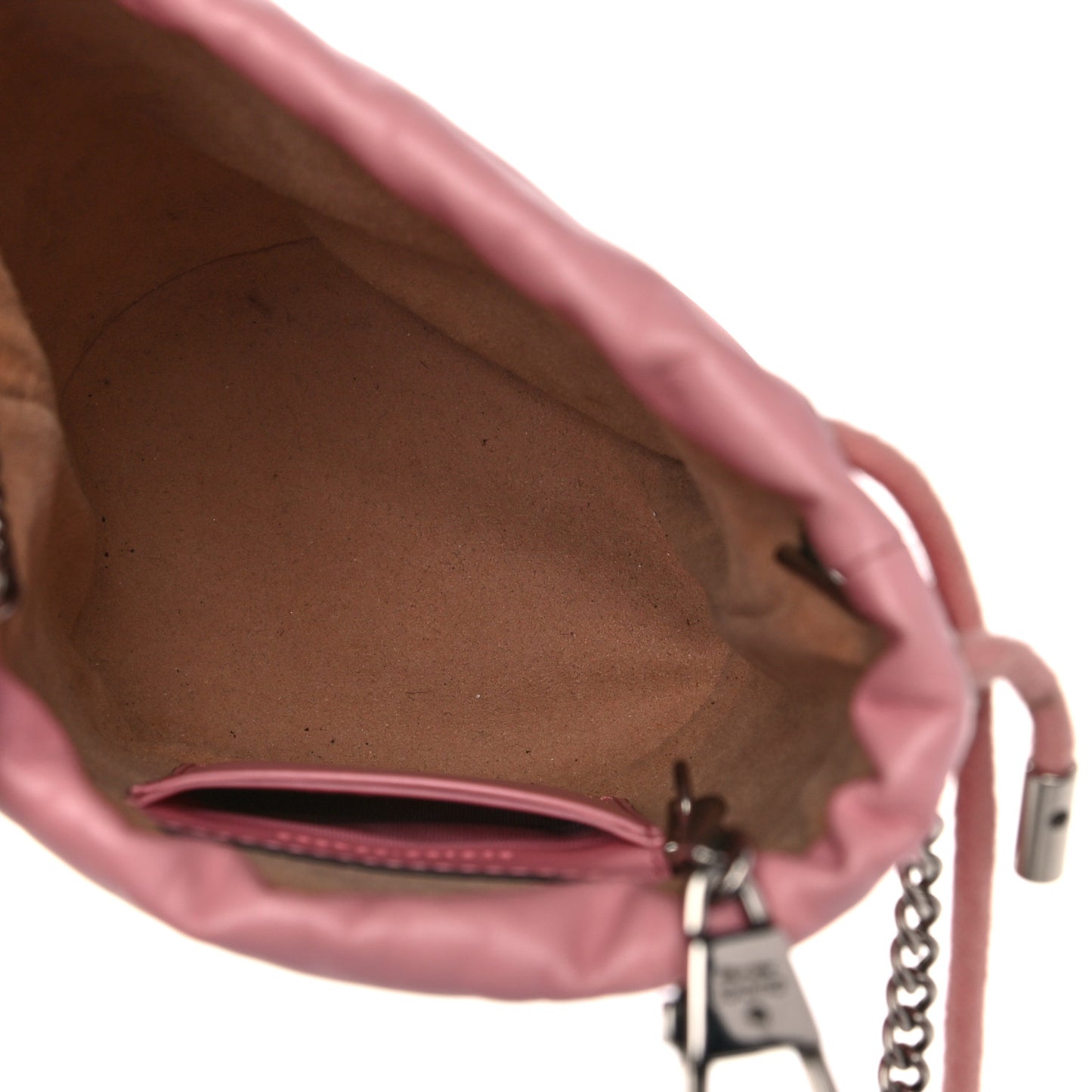 Calfskin Matelasse Mini GG Marmont 2.0 Bucket Bag Wild Rose