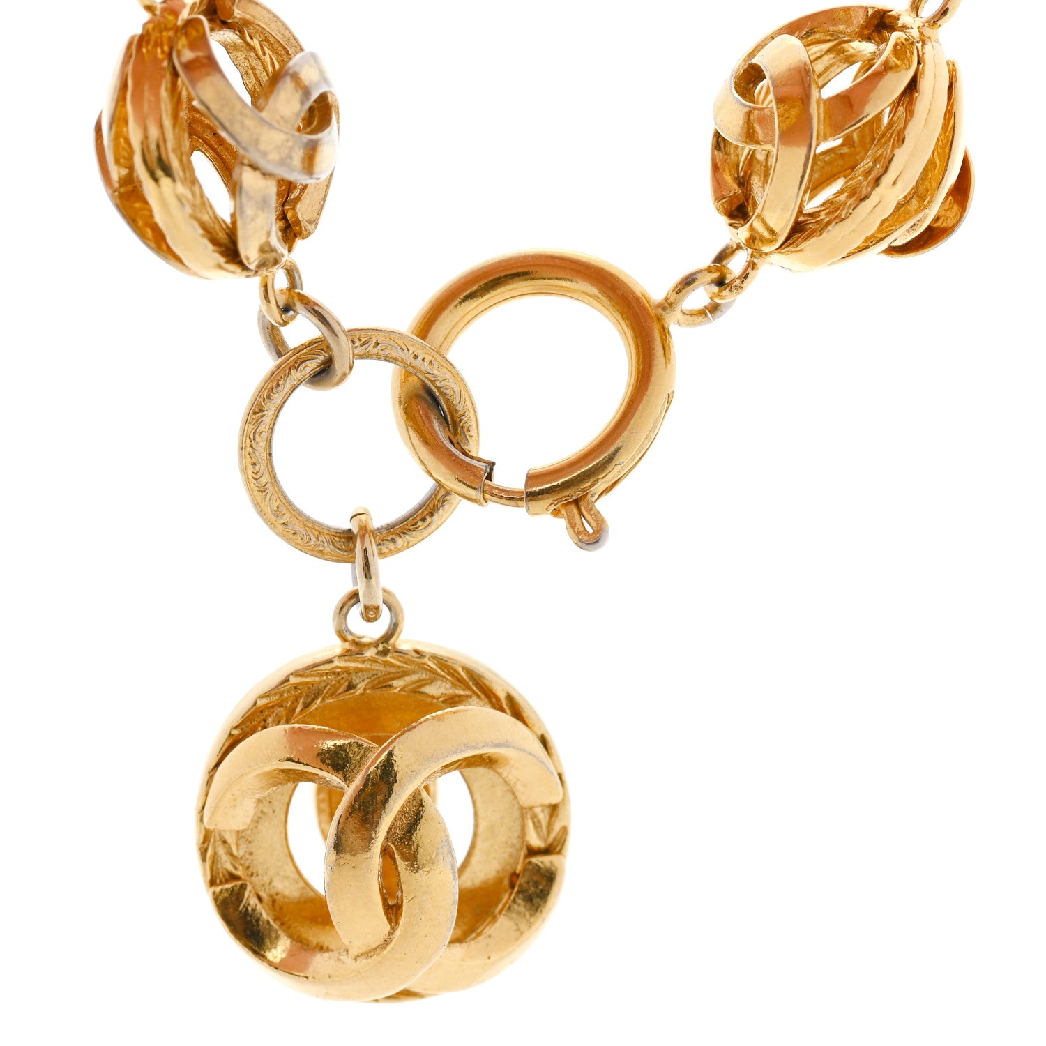 Chanel CC Ball Bracelet Gold 5 of 6