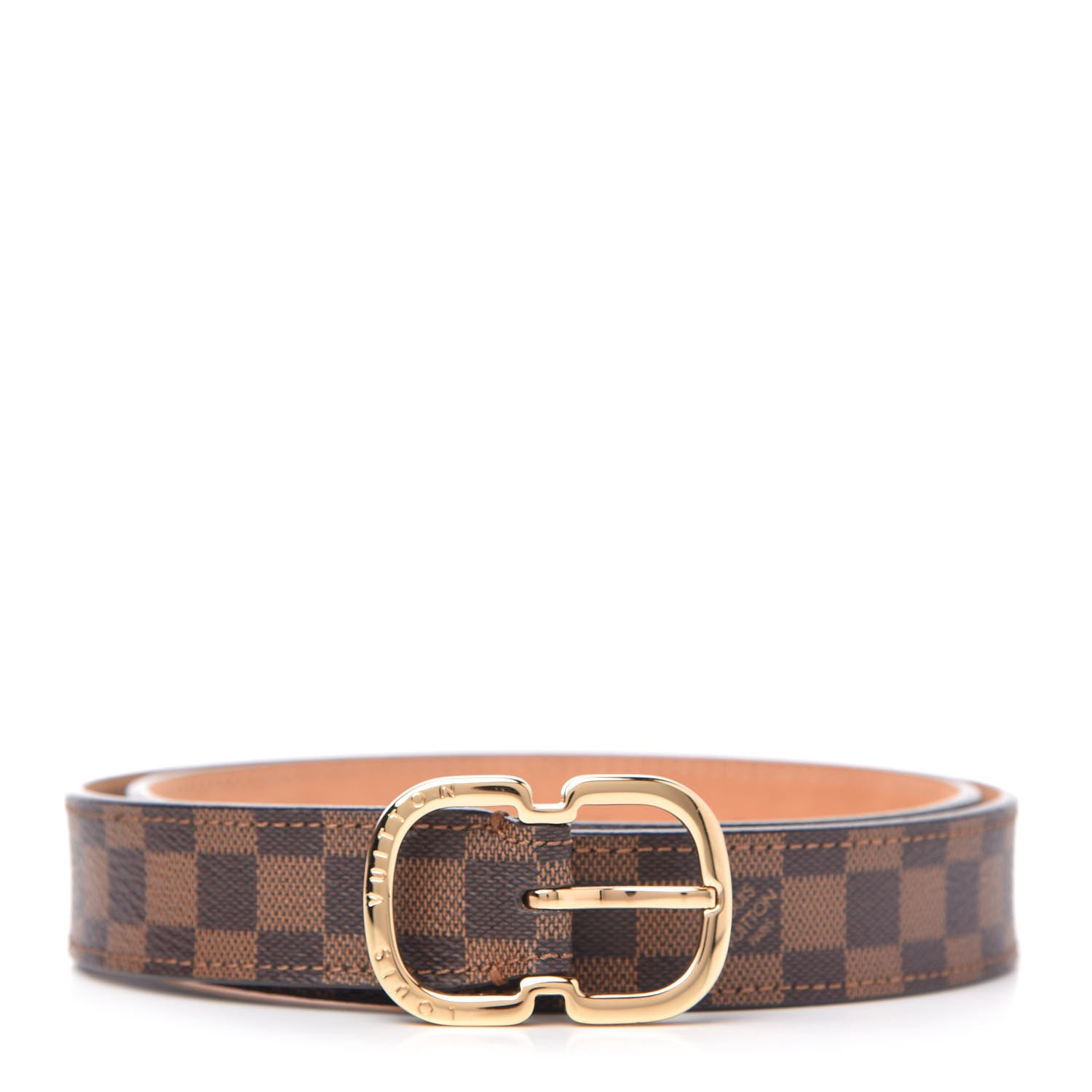 Louis Vuitton Damier Ebene Mini 25mm Belt 75 30 1 of 7