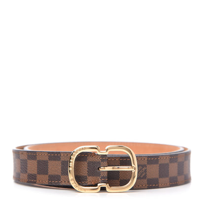 Louis Vuitton Damier Ebene Mini 25mm Belt 75 30 1 of 7