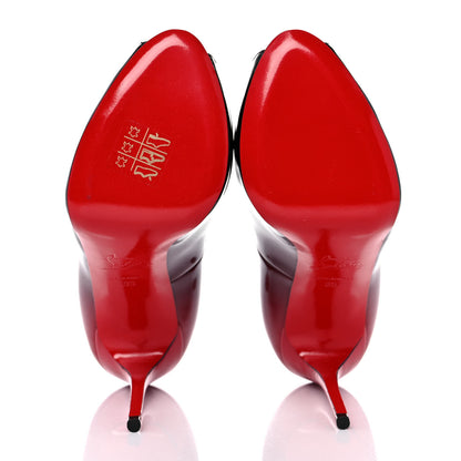 Christian Louboutin Patent Degrade New Very Prive 120 Pumps 35 Black Red 5 of 8